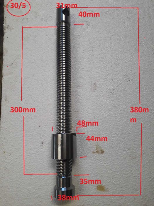 Гвинт 30 мм винт для преса струбцин вайма трапеция