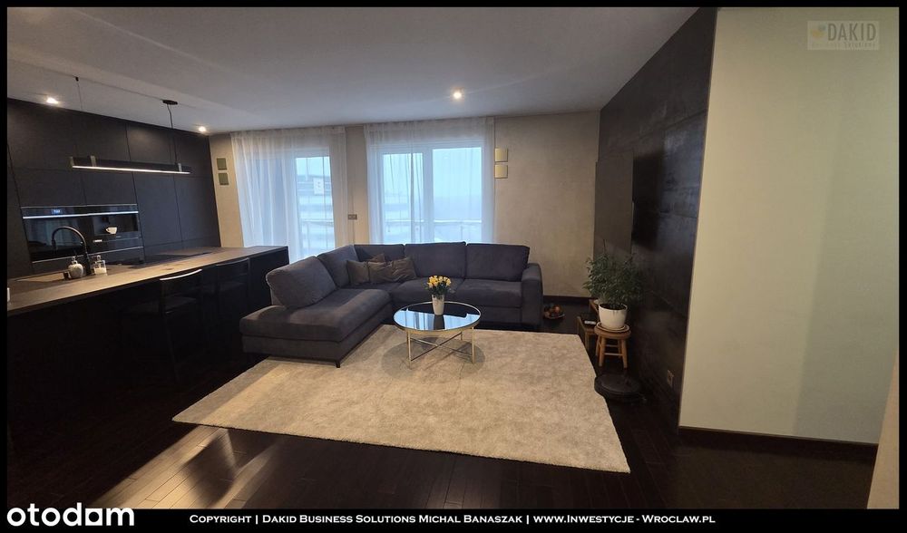 Wrocław-Krzyki-Apartament z tarasem, Salon 41m2, 2 miejsca parking.