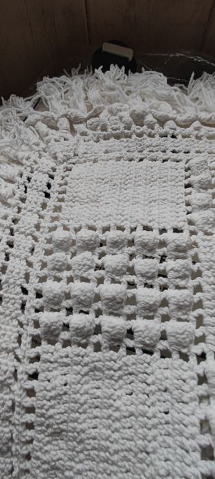 Colcha casal  Renda feito à mão