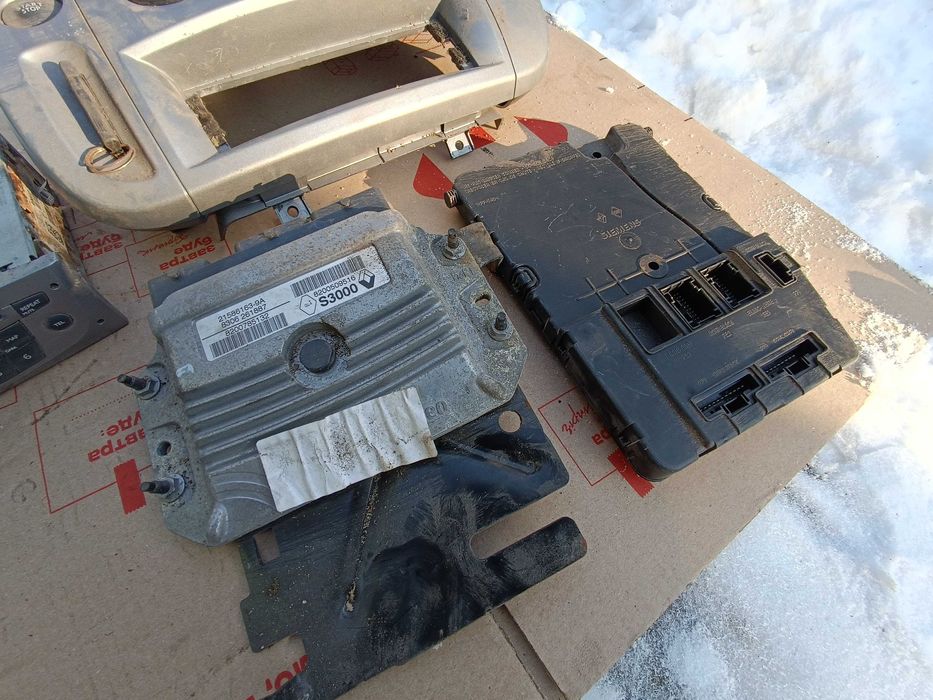 ЕБУ Рено Сценик 1.6 Блок Управления Иммобилайзер Ключ карта Комплект