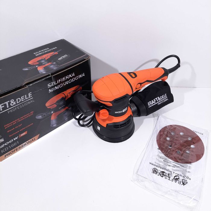 SZLIFIERKA mimośrodowa 125mm OSCYLACYJNA 1200W KD1661