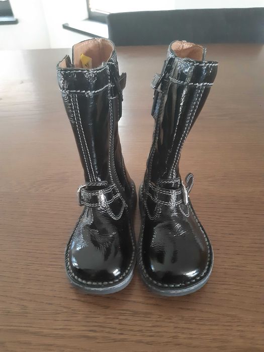 NOWE Kozaczki skórzane KicKers rozm.22 13,5