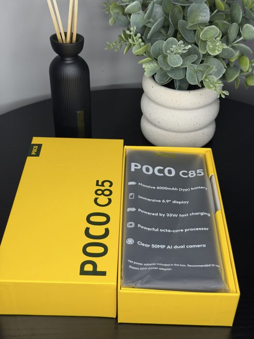 POCO C85 6/128GB Czarny