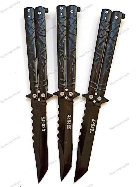 Складний ніж Бабочка Балісонг Танто GERBFR Нож бабочка + чехол