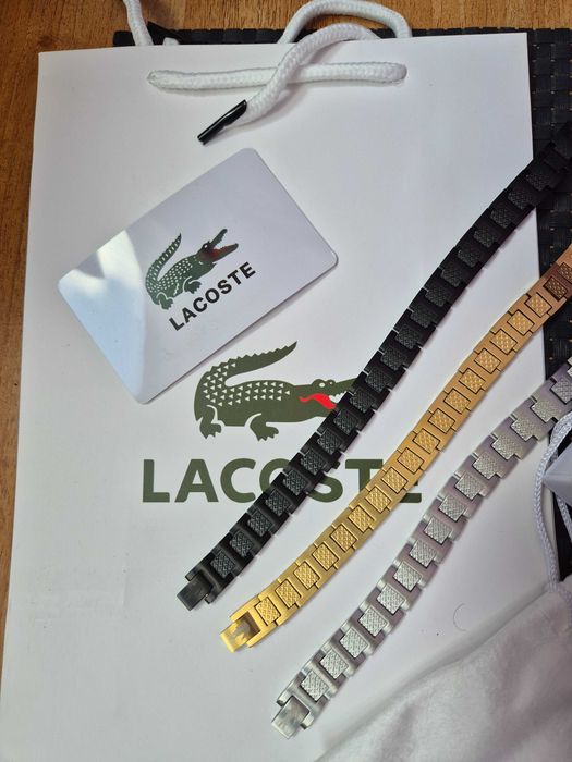 Чоловічий новий браслет Lacoste