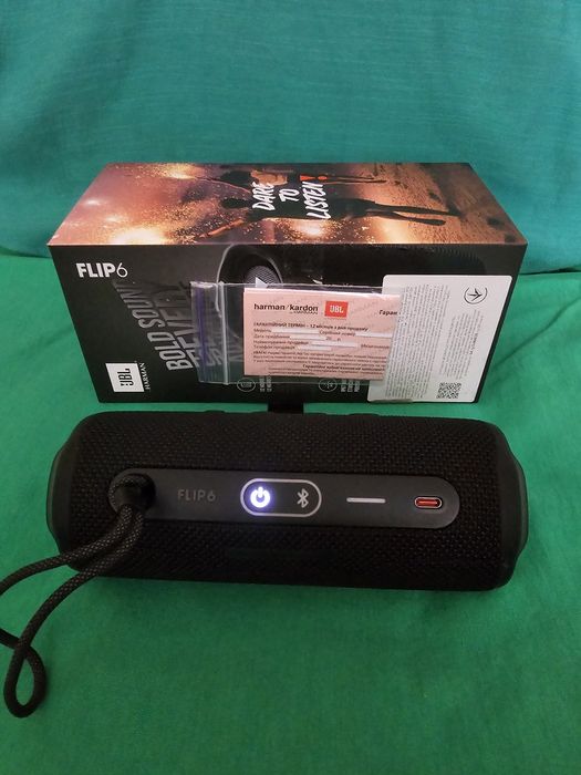 Колонка JBL Flip 6 / Оригінал 100% / Комплект / Ідеальний стан