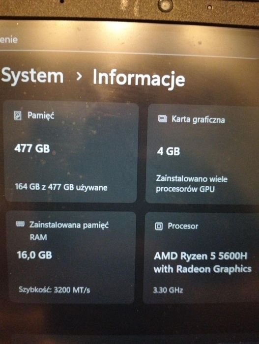 Laptop gamingowy HP victus 15
