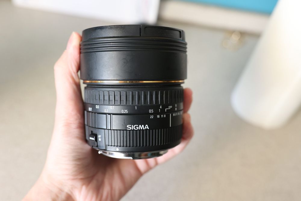 Sigma 15mm 2.8 fisheye mocowanie Canon