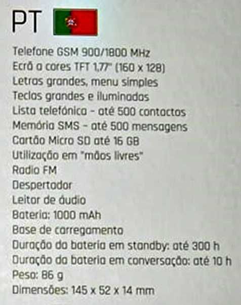 Telemóvel e Telefone 2 em 1