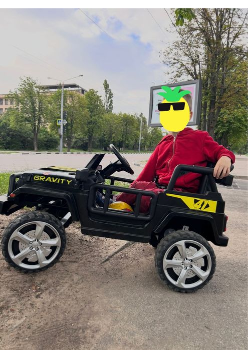 Детский электромобиль джип