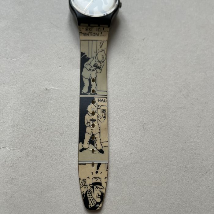 Swatch edicao especial Happy Birthday Tintin 75 anos