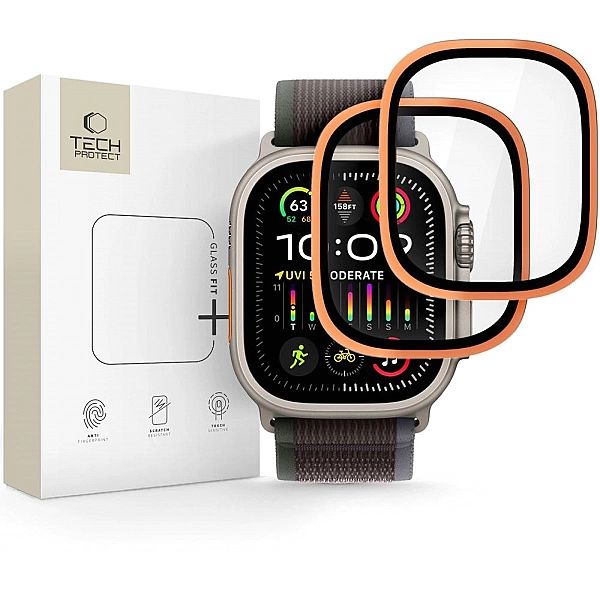 Szkło Hartowane Tech-Protect Glass Ring 2-Pack Apple Watch Ultra 1 / 2