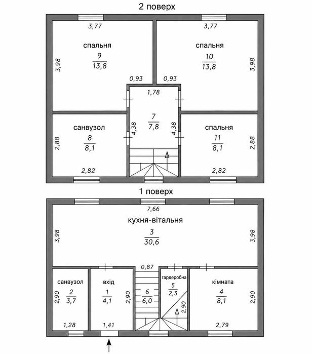 4-кімнатний кутовий таунхаус 103 м² з ремонтом і газом, власний двір 2 сотки та паркомісце, Ірпінь