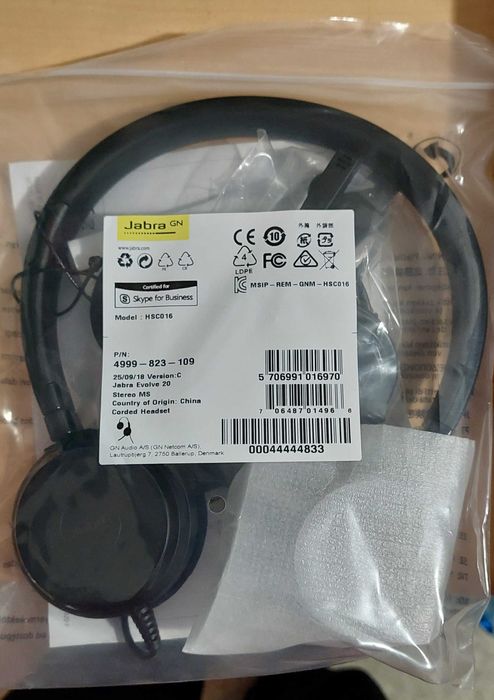 Słuchawki nauszne Jabra Evolve 20 Duo