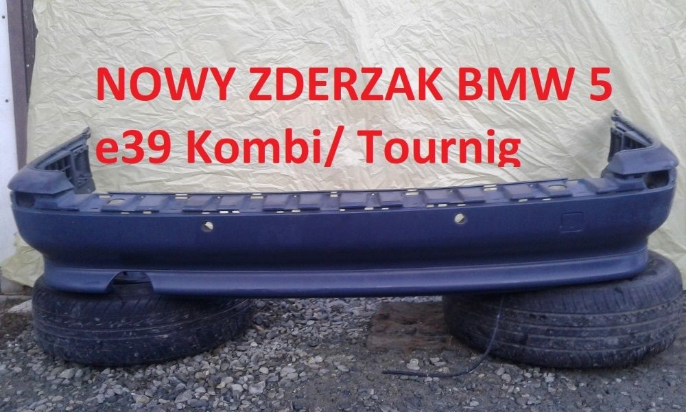 NOWY Zderzak Tył Tylni Oryginał z Salonu BMW 5 e39 Kombi Touring PDC