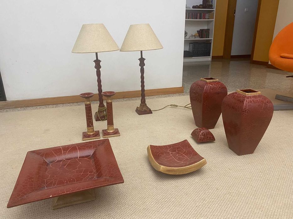 Conjunto de peças para decoração