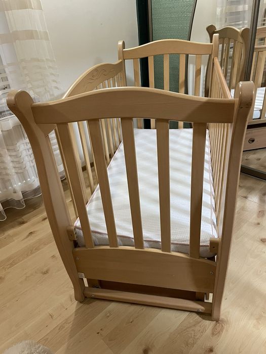 Дитяче ліжечко Соня Верес з матрасом