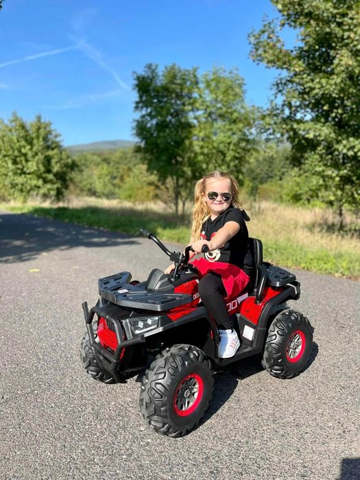 Duży QUAD elektryczny dla dzieci 4x4 na akumulator + PILOT