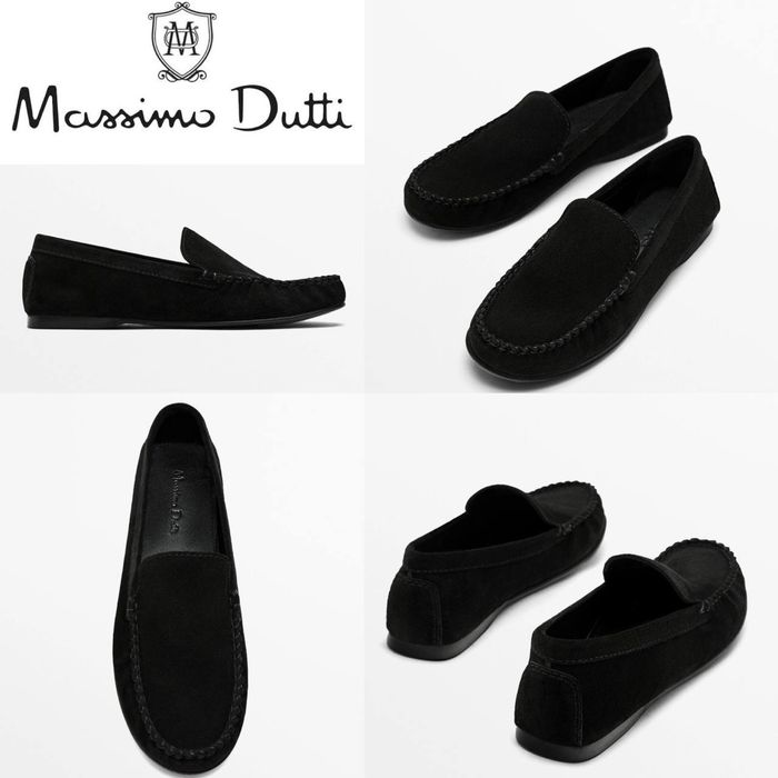 Продам жіночі замшеві мокасини Massimo Dutti