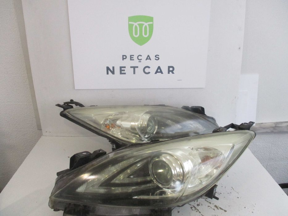 farol optica Mazda 3 xenon 2009