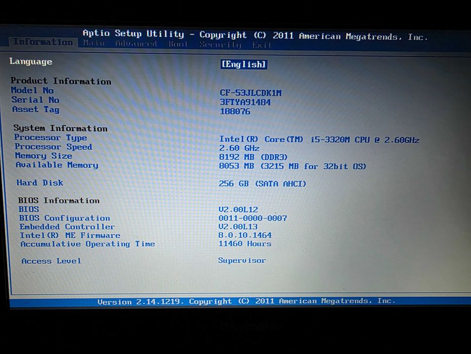 Захищений ноутбук Panasonic CF-53 MK2 (i5-3320M) COM