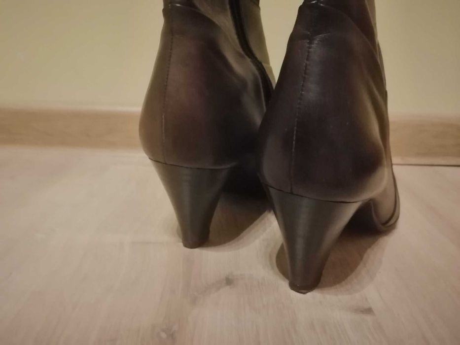Eleganckie kozaki, skóra naturalna, 5th Avenue, R. 36