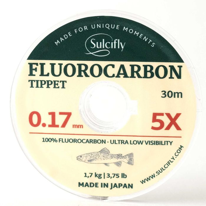 Żyłka Wędkarska Flurocarbon 5X 0.17mm Materiał Przyponowy Sulcifly