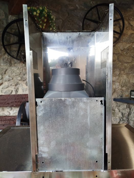 Exaustor Chaminé em Inox – Como Novo