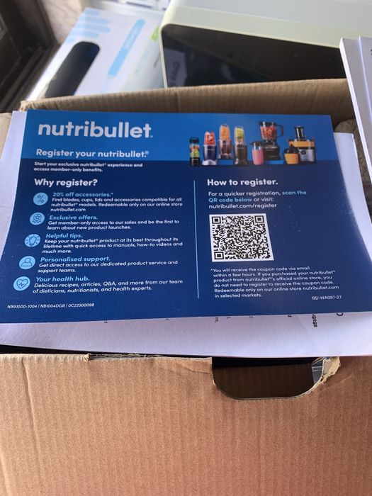 Nutribullet Ultra 1000W Como Novo