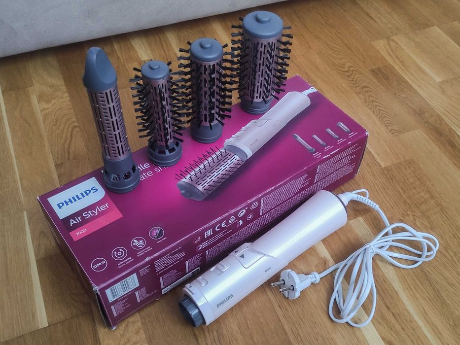 Новий фен-щітка PHILIPS BHA735/00 Air Styler 7000 Series + 4 щітки