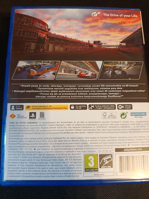 Gran turismo 7 PS5 wersja pl napisy