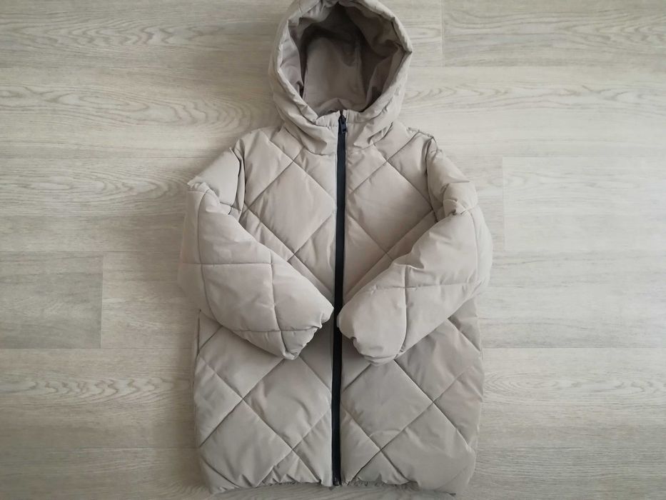 Куртка бежева стильна Zara 128 - 134 см 8 - 9 років