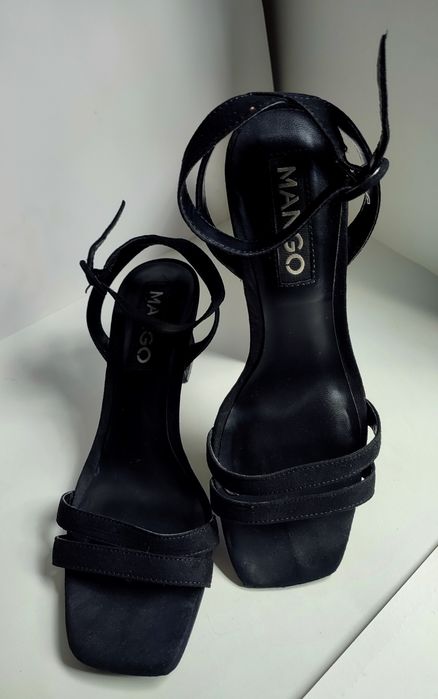 Черные босоножки Mango 38 р.