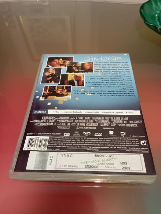 DVD Simone - Al Pacino