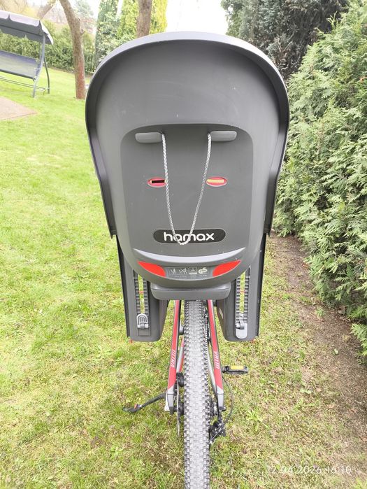 Fotelik rowerowy Hamax Buddy czerwony