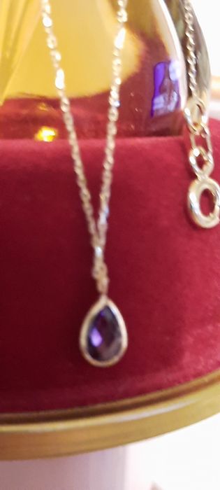 Prześliczna celebrytka pr585 z ametystem