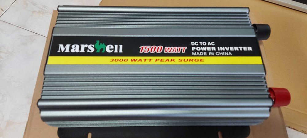 Inversor corrente 12v/220v 1500w reais pico de 3000w