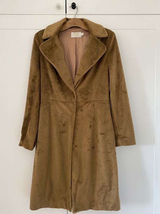 Płaszcz teddy bear miś karmelowy