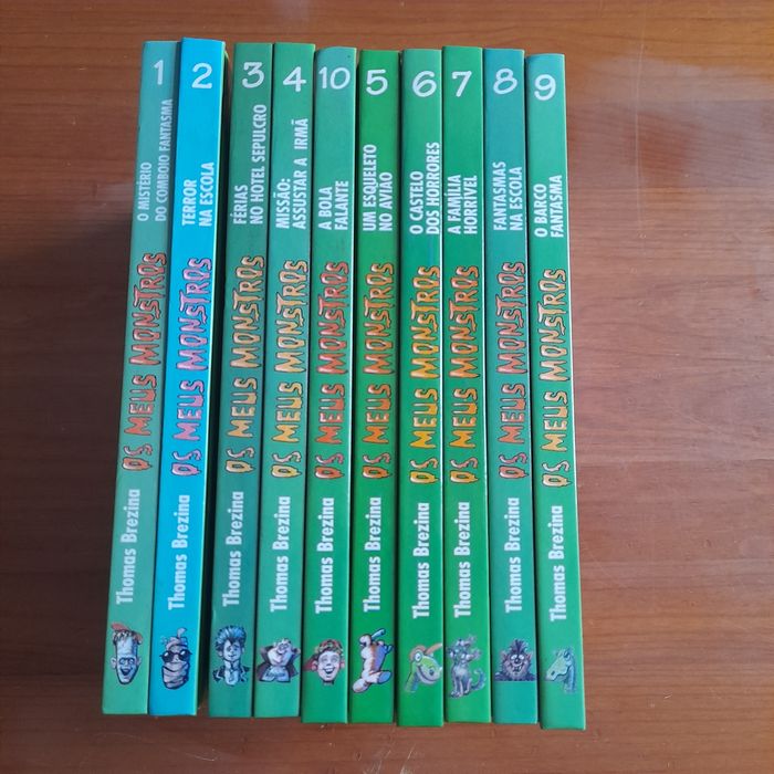 Os meus mostros livros coleção