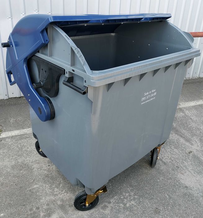 Контейнер для сбора мусора евроконтейнер мусорный бак сферическая 1100