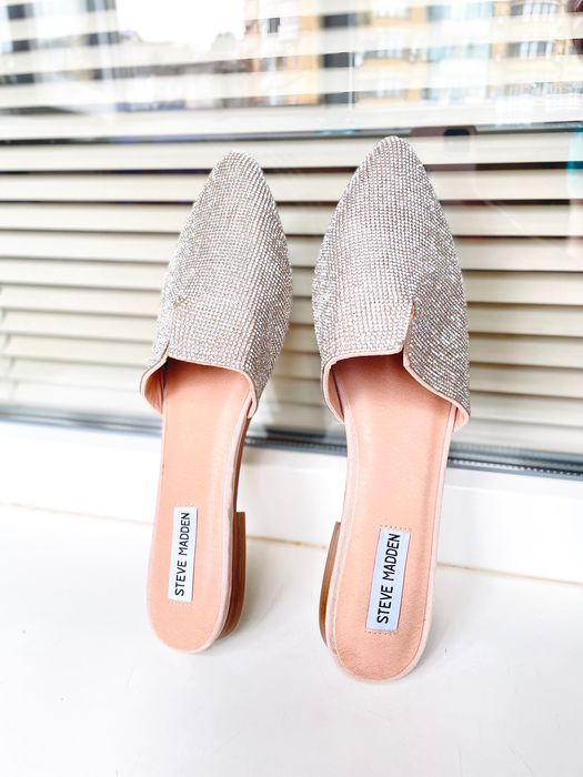Нарядні мюлі сліпери Steve Madden в стразах нові з США 41,5 р.