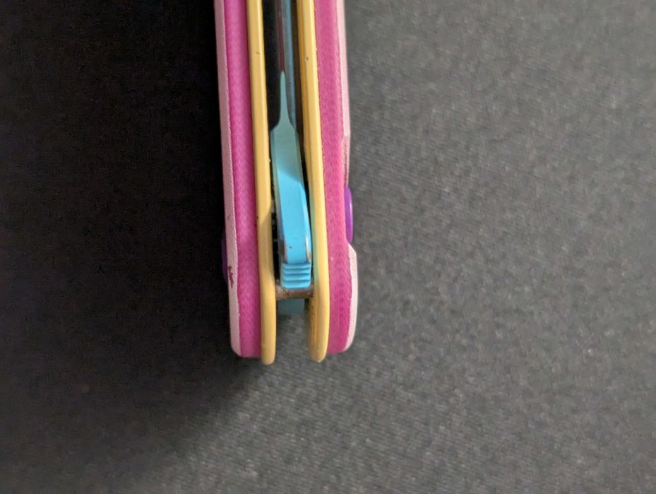 Нож CIVIVI Dessert Warrior Elementum II Button Lock Pink G10 Donut