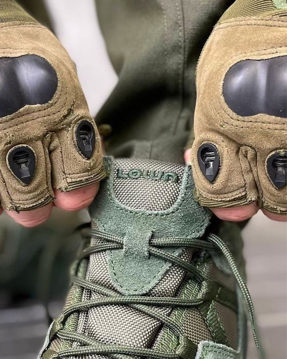 Lowa Zephyr GTX LO TF Olive Gore-Tex | Тактические кроссовки Лова | Военная обувь ВСУ