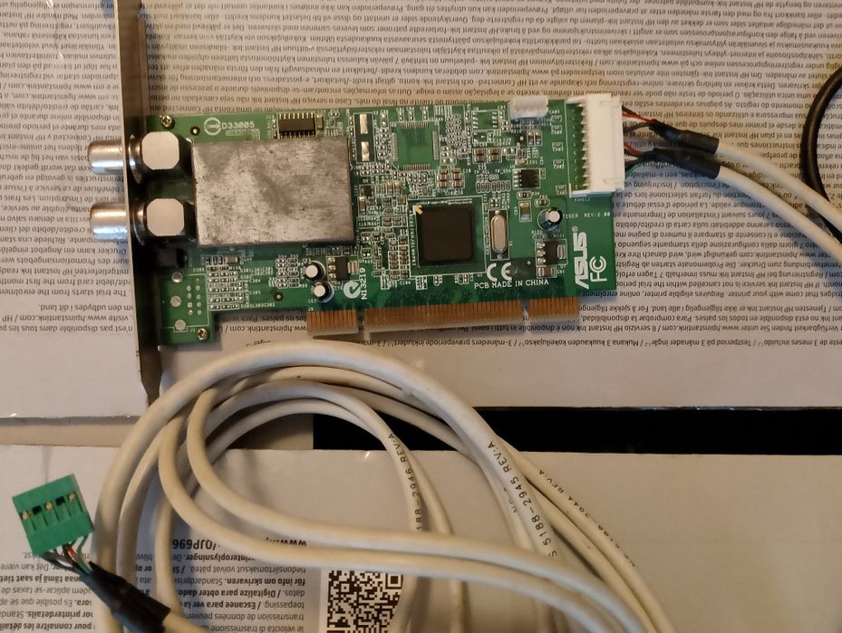 Placa Leitor de Cartões + Placa tv + Áudio