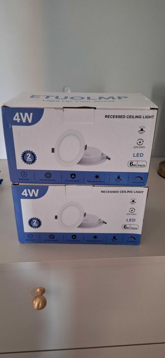 Oczko sufitowe oprawa oświetleniowa led 4w 12 szt