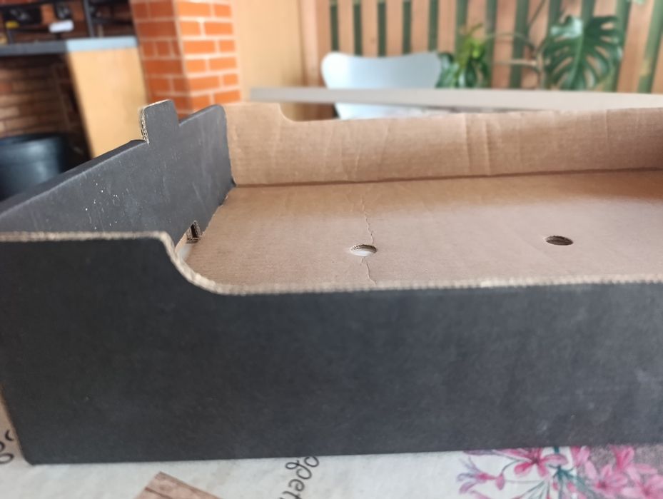 Tabuleiro de cartão  triplo para frutas ou hortícolas