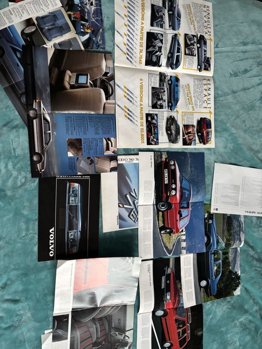 Stare katalogi samochodowe vw golf passat renault volvo