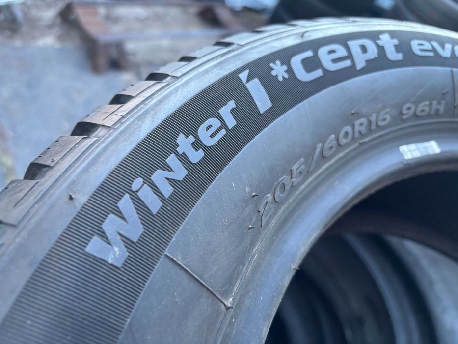 205-60-R16 HANKOOK WINTER 2 штуки пара ЗИМНЕЙ резины GERMANY 2023