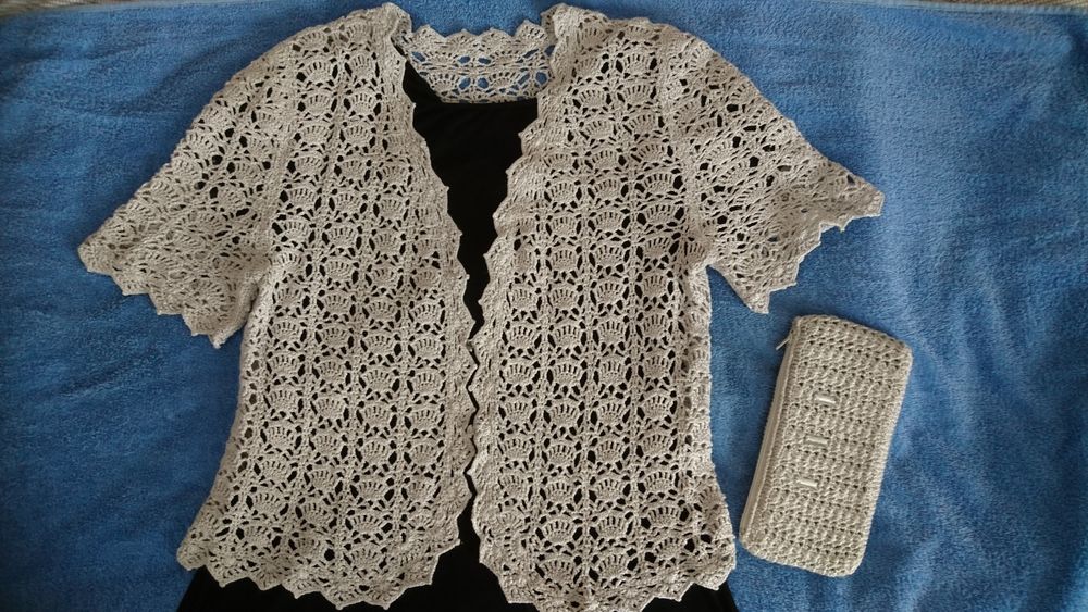 Болеро + клач. Hand made.