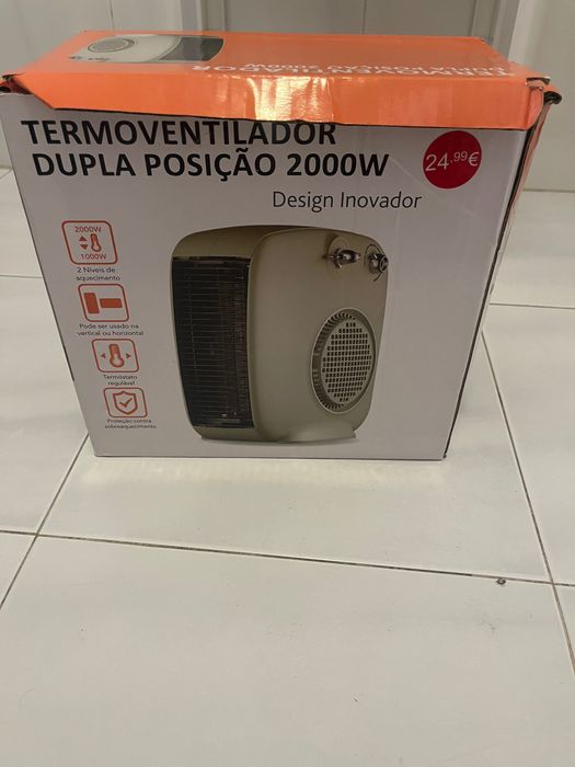 Termoventilador elétrico 2000W – 13€